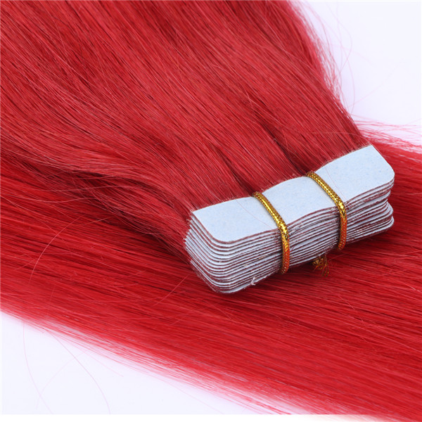 China factory red tape in hair extensions XS095